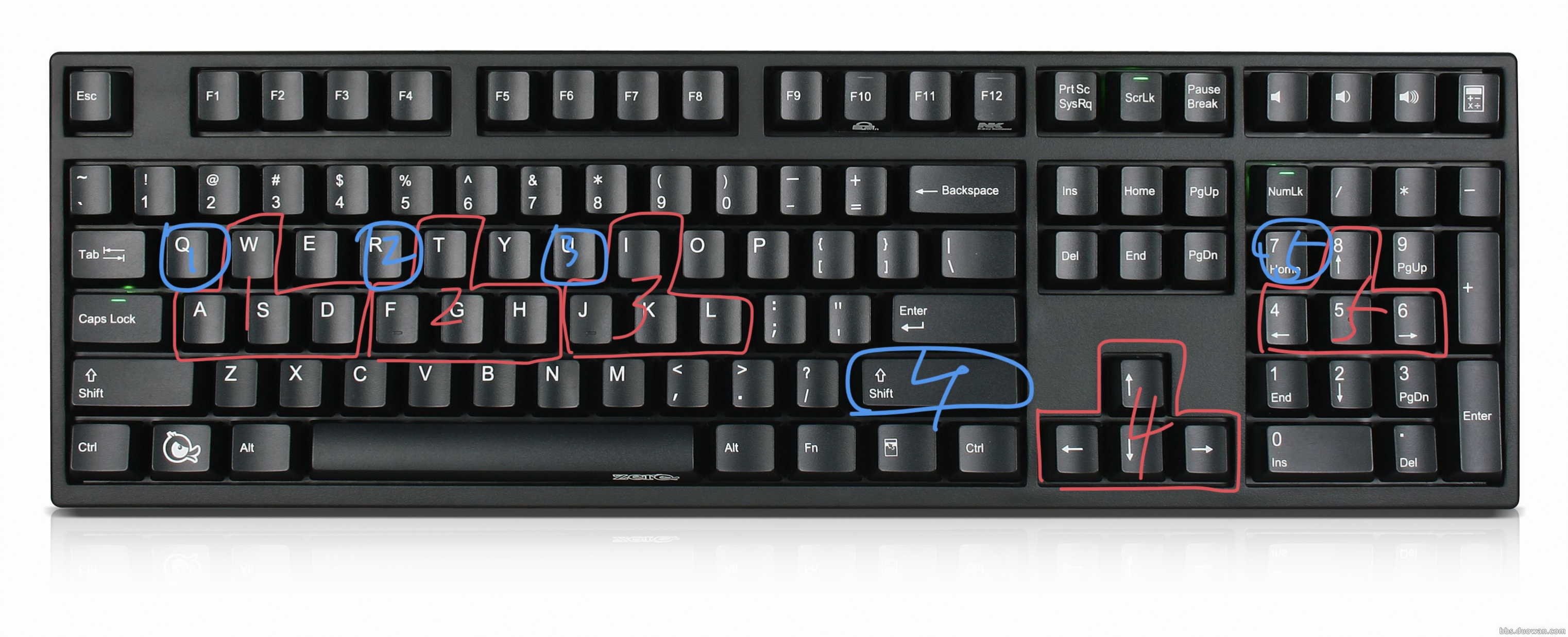 我随手画的键位图